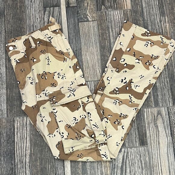🔥🔥 MNML Camouflage Patterned Desert Camo Pants Men Sz 36 - PERFECT CONDITION - Picture 1 of 12